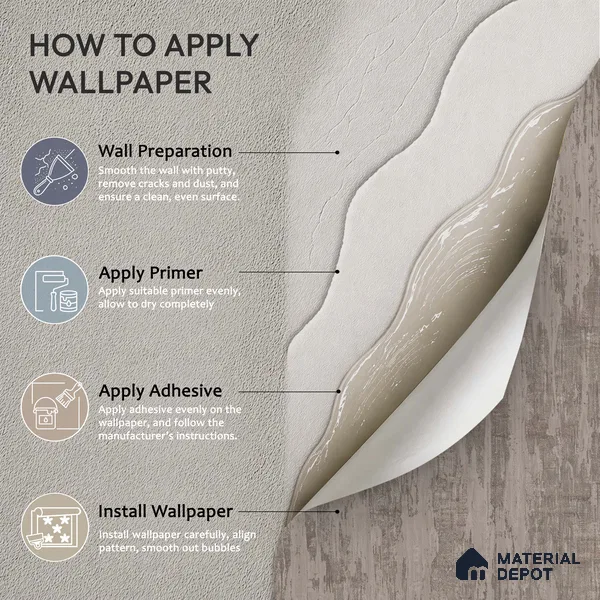 1359 | 10 Meter x 21 Inches Texture Look Wallpaper - 57.41 Sq. Ft. | Minimum 15% wastage during installation
