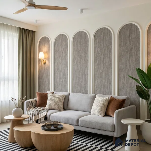1359 | 10 Meter x 21 Inches Texture Look Wallpaper - 57.41 Sq. Ft. | Minimum 15% wastage during installation