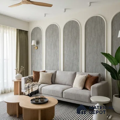 1360 | 10 Meter x 21 Inches Texture Look Wallpaper - 57.41 Sq. Ft. | Minimum 15% wastage during installation