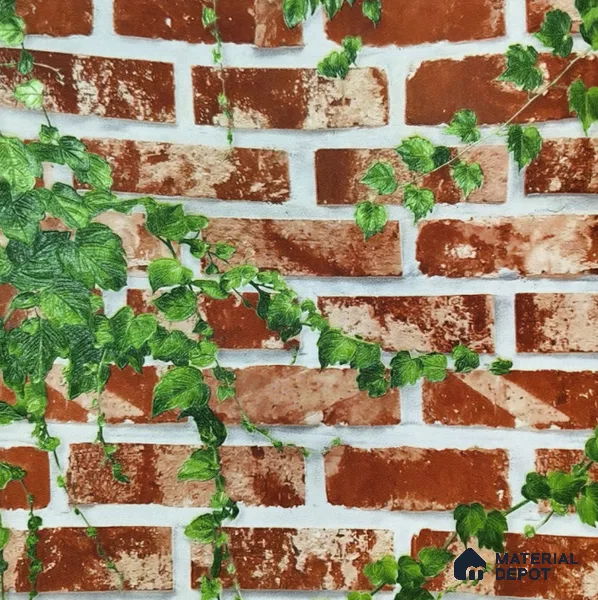 WP-1429 | 9.5 Meter x 21 Inches Brick Look Wallpaper - 54 Sq. Ft.  | Minimum 15% wastage during installation
