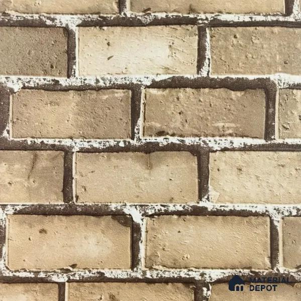 WP-1416 | 9.5 Meter x 21 Inches Brick Look Wallpaper - 54 Sq. Ft. | Minimum 15% wastage during installation