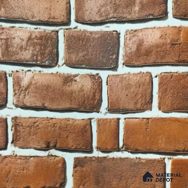 WP-1442 | 9.5 Meter x 21 Inches Brick Look Wallpaper - 54 Sq. Ft. | Minimum 15% wastage during installation