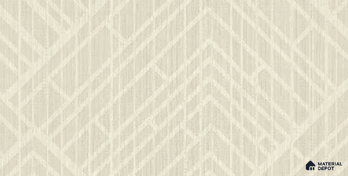 8620-2 | Cream Angular Line Patterned Wallpaper - 5 Meter x 42 Inches, 57.41 Sq. Ft. (Min. 15% Wastage)