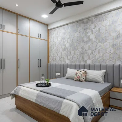 MH 248 | 10 Meter x 21 Inches Patterned Look Wallpaper - 57.37 Sq. Ft.