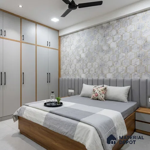 MH 248 | 10 Meter x 21 Inches Patterned Look Wallpaper - 57.37 Sq. Ft.