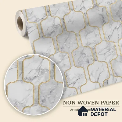 MH 248 | 10 Meter x 21 Inches Patterned Look Wallpaper - 57.37 Sq. Ft.