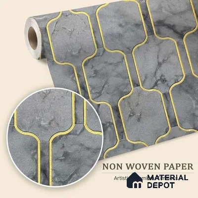 MH 249 | 10 Meter x 21 Inches Patterned Look Wallpaper - 57.37 Sq. Ft.