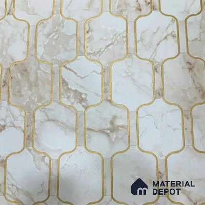 MH 247 | 10 Meter x 21 Inches Patterned Look Wallpaper - 57.37 Sq. Ft. | Minimum 15% wastage during installation