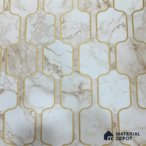 MH 247 | 10 Meter x 21 Inches Patterned Look Wallpaper - 57.37 Sq. Ft. | Minimum 15% wastage during installation