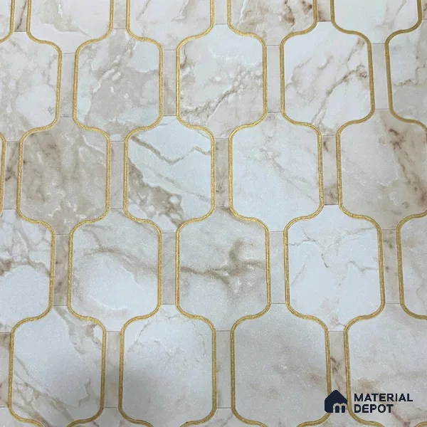 MH 247 | 10 Meter x 21 Inches Patterned Look Wallpaper - 57.37 Sq. Ft. | Minimum 15% wastage during installation
