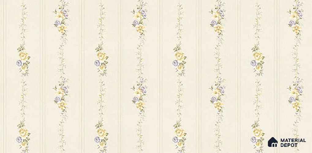 10135-2 | 17 ft x 3.7 ft (44.4 Inches) Patterned Look Wallpaper - 62.9 Sq. Ft.