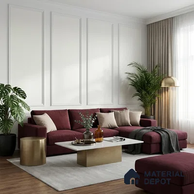 MH 271 | 10 Meter x 21 Inches Plain Look Wallpaper - 57.37 Sq. Ft.