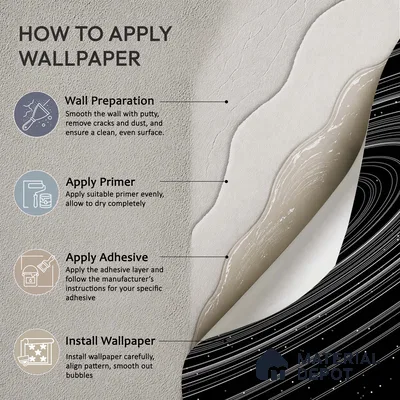 Dark Spiral Planet with Rings Wallpaper Floating in a Mysterious Cosmos | WP 05246 Canvas | 250 GSM WP01CNF Paper | (MOQ = 30 Sq. Ft.)
