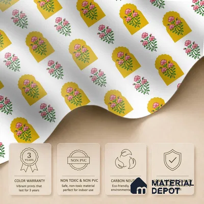Seamless Mughal Jharoka Bloom Pattern Wallpaper with Intricate Floral Motifs | WP 05256 Canvas | 250 GSM WP01CNF Paper | (MOQ = 30 Sq. Ft.)