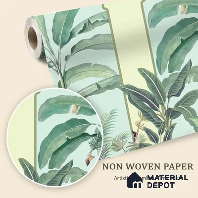 Majestic Mughal Garden Wall Mural Wallpaper with Arched Tropical Paradise | WP 05259 B Non Woven | 150 GSM WP01MTF Paper | (MOQ = 30 Sq. Ft.)
