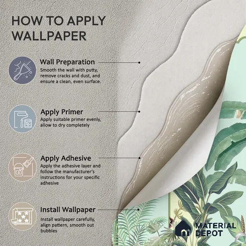 Majestic Mughal Garden Wall Mural Wallpaper with Arched Tropical Paradise | WP 05259 Canvas | 250 GSM WP01CNF Paper | (MOQ = 30 Sq. Ft.)