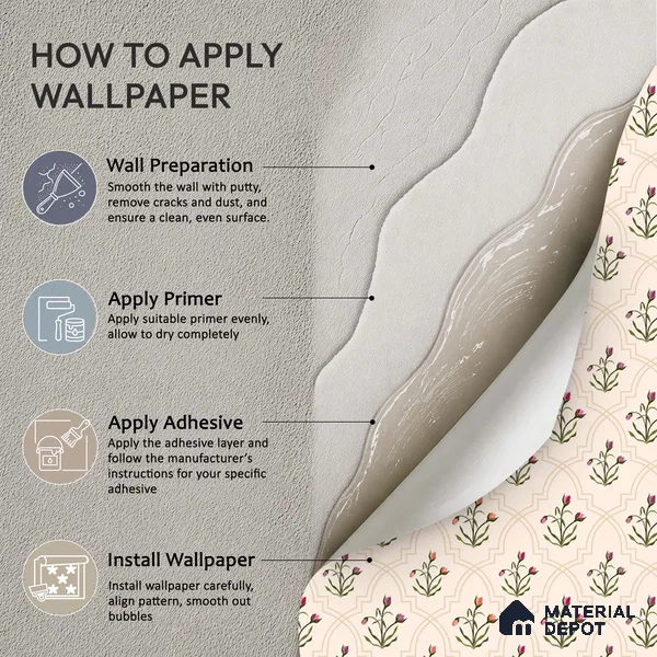 Prismatic Hand-Drawn Geometric Petals Wallpaper Crafted for Modern Textile Patterns | WP 05268 Canvas | 250 GSM WP01CNF Paper | (MOQ = 30 Sq. Ft.)