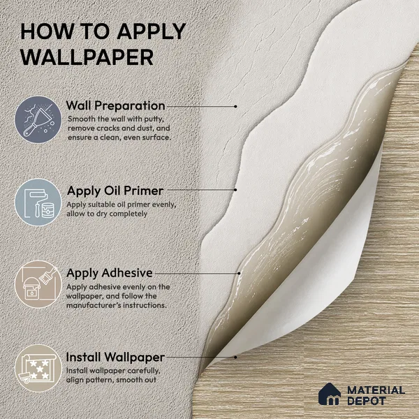 A77904 | 10 Meter x 21 Inches Texture Look Wallpaper - 57.41 Sq. Ft.