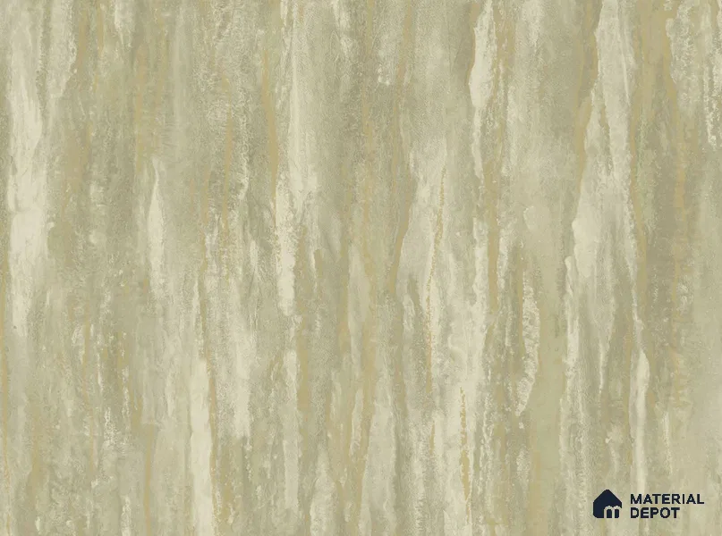 A78503 | Olive Dripping Streaks Textured Wallpaper - 10 Meter x 21 Inches, 57.41 Sq. Ft.