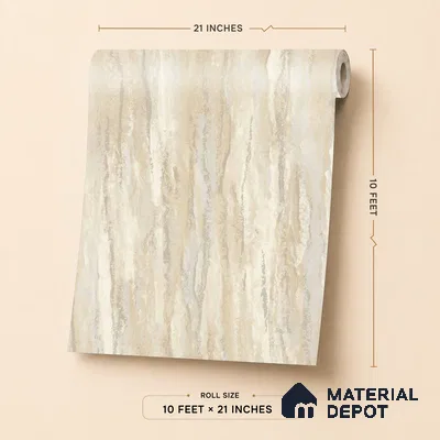 A78504 | 10 Meter x 21 Inches Texture Look Wallpaper - 57.41 Sq. Ft.