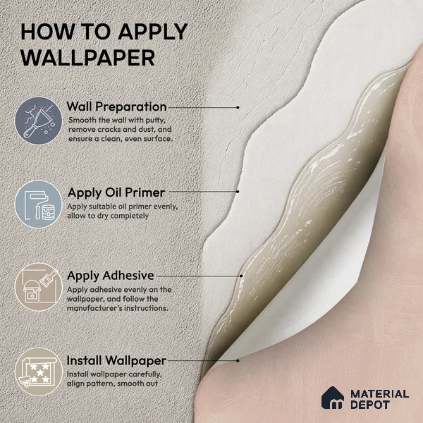 A78712 | 10 Meter x 21 Inches Texture Look Wallpaper - 57.41 Sq. Ft.