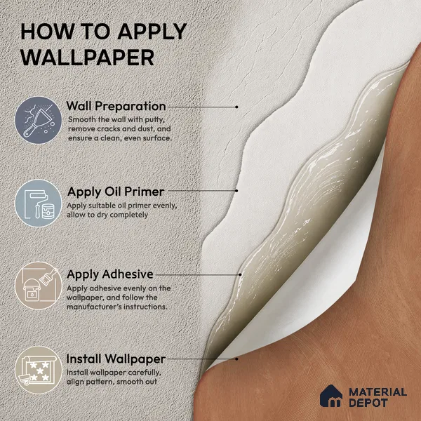 A78706 | 10 Meter x 21 Inches Texture Look Wallpaper - 57.41 Sq. Ft.