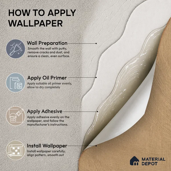 A78707 | 10 Meter x 21 Inches Texture Look Wallpaper - 57.41 Sq. Ft.