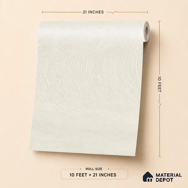 A78702 | 10 Meter x 21 Inches Texture Look Wallpaper - 57.41 Sq. Ft.