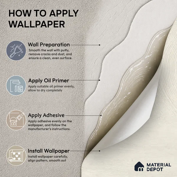 A78702 | 10 Meter x 21 Inches Texture Look Wallpaper - 57.41 Sq. Ft.