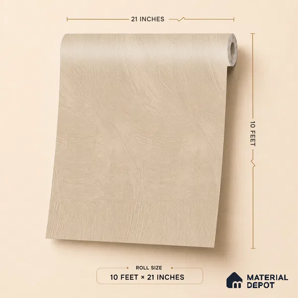 A78704 | 10 Meter x 21 Inches Texture Look Wallpaper - 57.41 Sq. Ft.