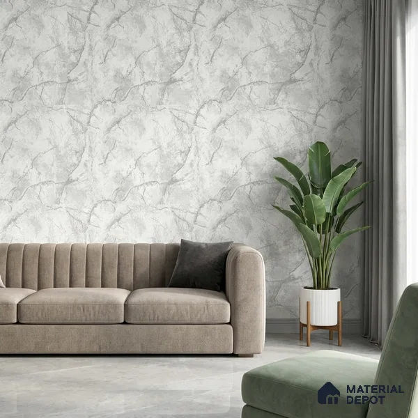 A78001 | 10 Meter x 21 Inches Marble Look Wallpaper - 57.41 Sq. Ft.