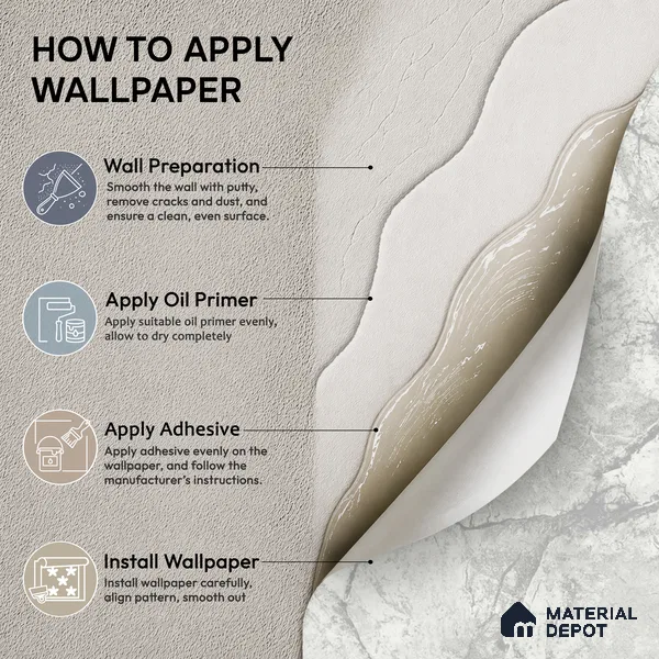 A78001 | 10 Meter x 21 Inches Marble Look Wallpaper - 57.41 Sq. Ft.