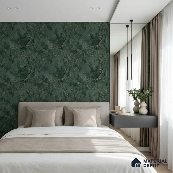 A78002 | 10 Meter x 21 Inches Marble Look Wallpaper - 57.41 Sq. Ft.
