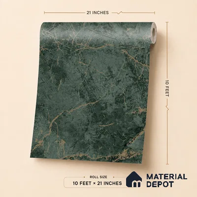 A78002 | 10 Meter x 21 Inches Marble Look Wallpaper - 57.41 Sq. Ft.