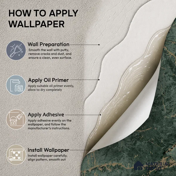 A78002 | 10 Meter x 21 Inches Marble Look Wallpaper - 57.41 Sq. Ft.