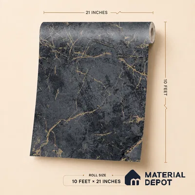 A78003 | 10 Meter x 21 Inches Marble Look Wallpaper - 57.41 Sq. Ft.