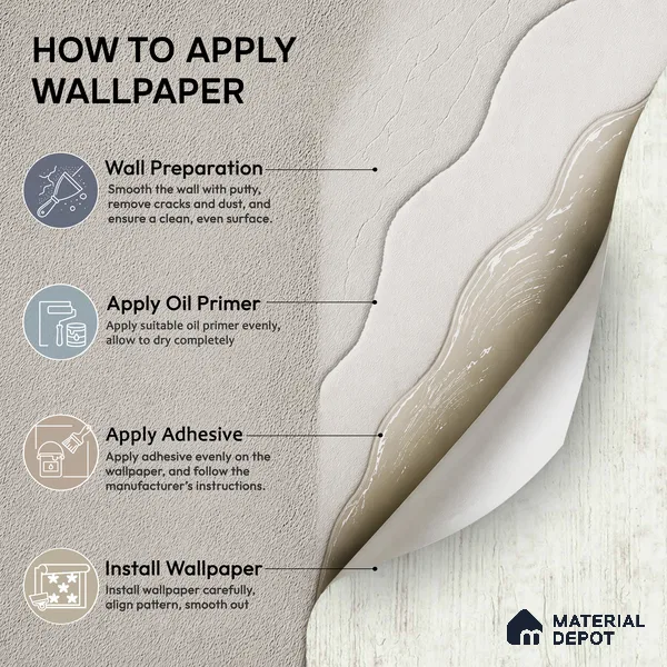 A77801 | 10 Meter x 21 Inches Texture Look Wallpaper - 57.41 Sq. Ft.