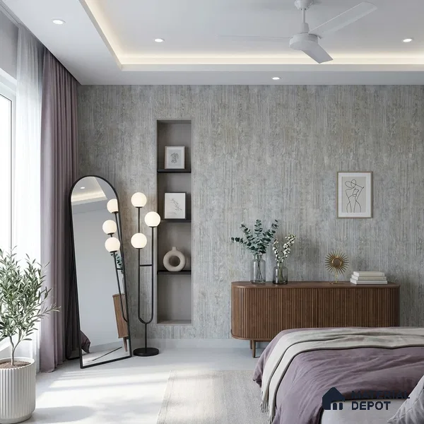 A77804 | 10 Meter x 21 Inches Texture Look Wallpaper - 57.41 Sq. Ft.