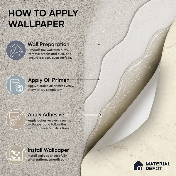 A77701 | 10 Meter x 21 Inches Texture Look Wallpaper - 57.41 Sq. Ft.