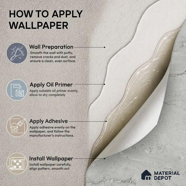 A77703 | 10 Meter x 21 Inches Texture Look Wallpaper - 57.41 Sq. Ft.