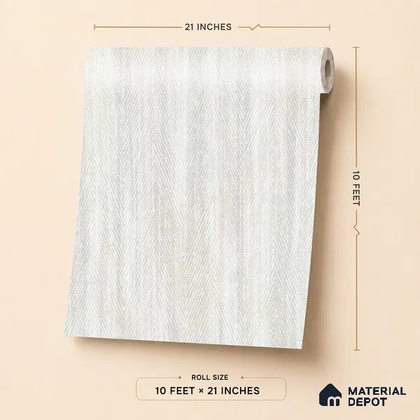 205106 | 10 Meter x 21 Inches Texture Look Wallpaper - 57.41 Sq. Ft.