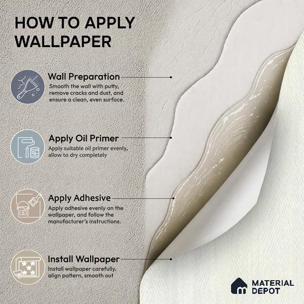 205102 | 10 Meter x 21 Inches Texture Look Wallpaper - 57.41 Sq. Ft.