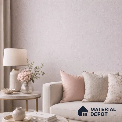 6858-6 | 5 Meter x 42 Inches Fabric Look Wallpaper - 57.41 Sq. Ft.