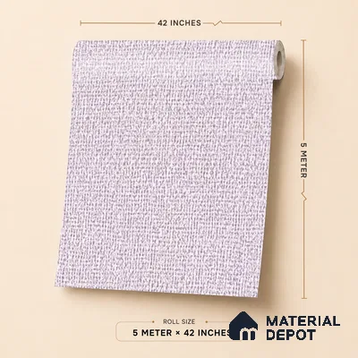 6858-6 | 5 Meter x 42 Inches Fabric Look Wallpaper - 57.41 Sq. Ft.