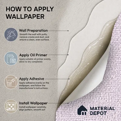 6858-6 | 5 Meter x 42 Inches Fabric Look Wallpaper - 57.41 Sq. Ft.