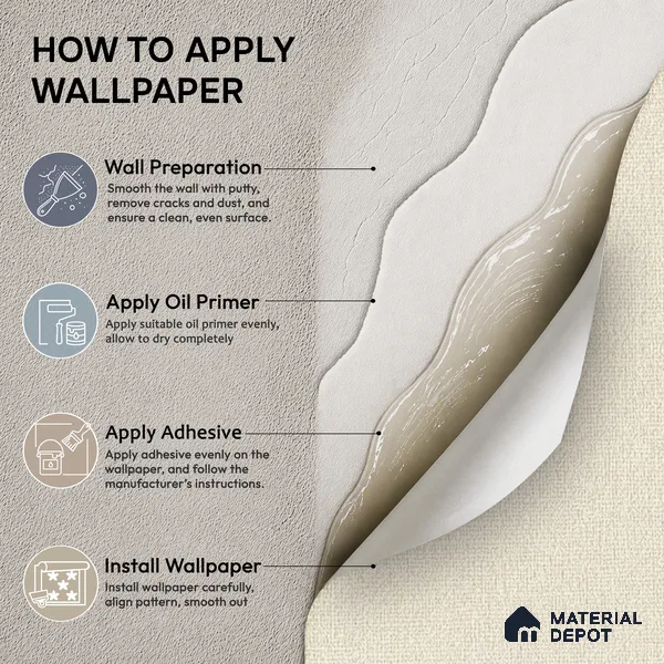 6858-1 | 5 Meter x 42 Inches Fabric Look Wallpaper - 57.41 Sq. Ft.