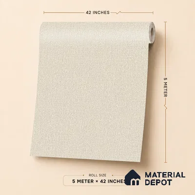 6858-2 | 5 Meter x 42 Inches Fabric Look Wallpaper - 57.41 Sq. Ft.