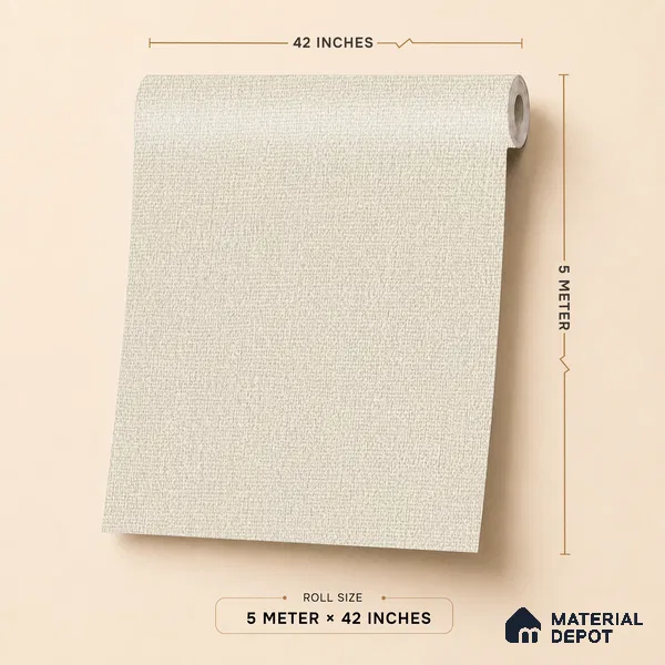 6858-2 | 5 Meter x 42 Inches Fabric Look Wallpaper - 57.41 Sq. Ft.