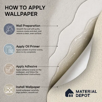 6858-2 | 5 Meter x 42 Inches Fabric Look Wallpaper - 57.41 Sq. Ft.