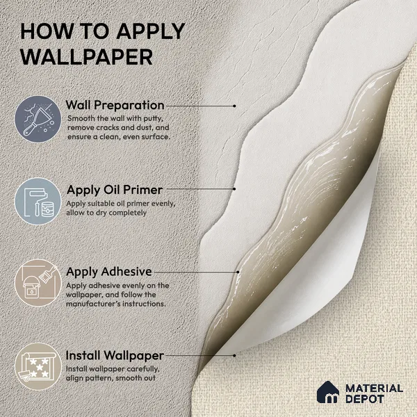 6858-2 | 5 Meter x 42 Inches Fabric Look Wallpaper - 57.41 Sq. Ft.